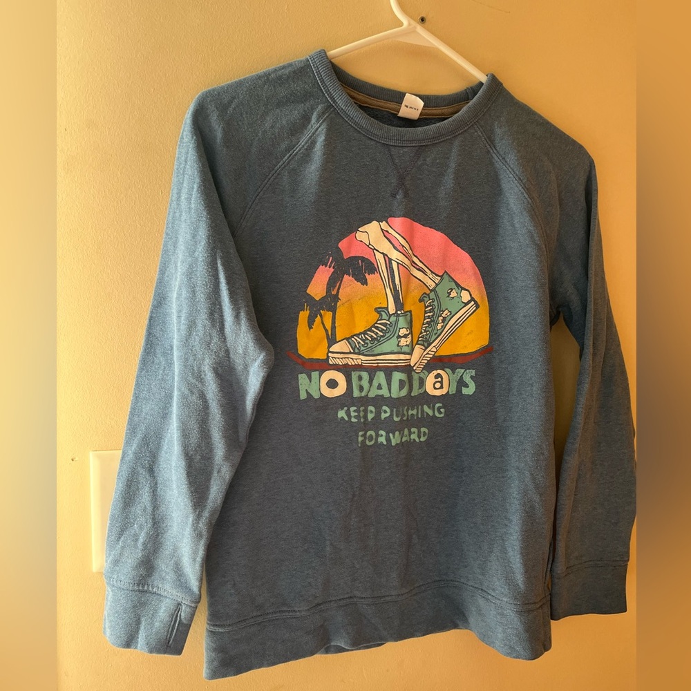 Old Navy Heather Blue Crewneck Sweatshirt Size XL
